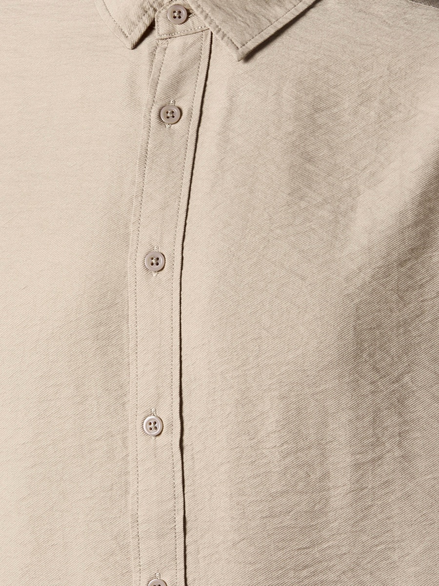 Men Regular Fit Collared Short Sleeve Shirt