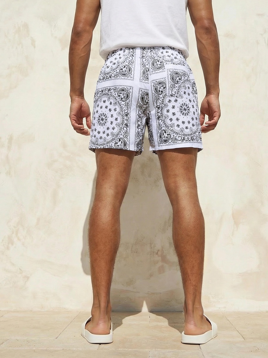Men Printed Swim Shorts
