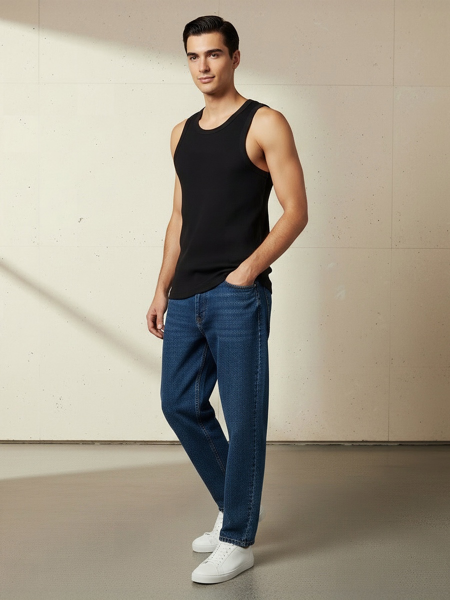 Men Ribbed Vest