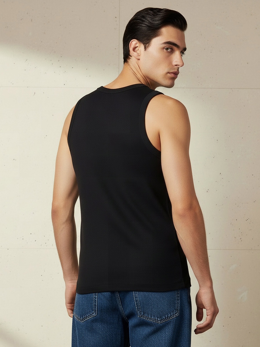 Men Ribbed Vest
