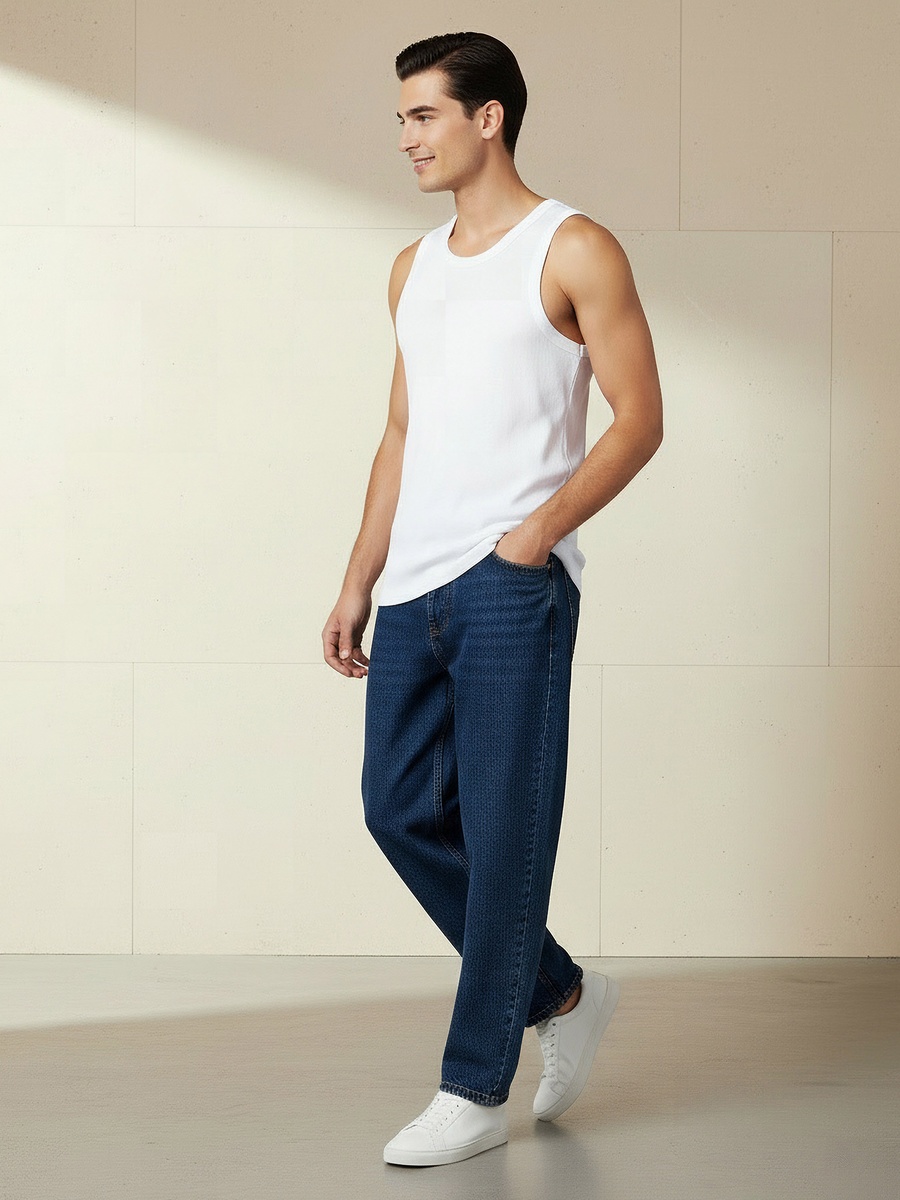 Men Ribbed Vest