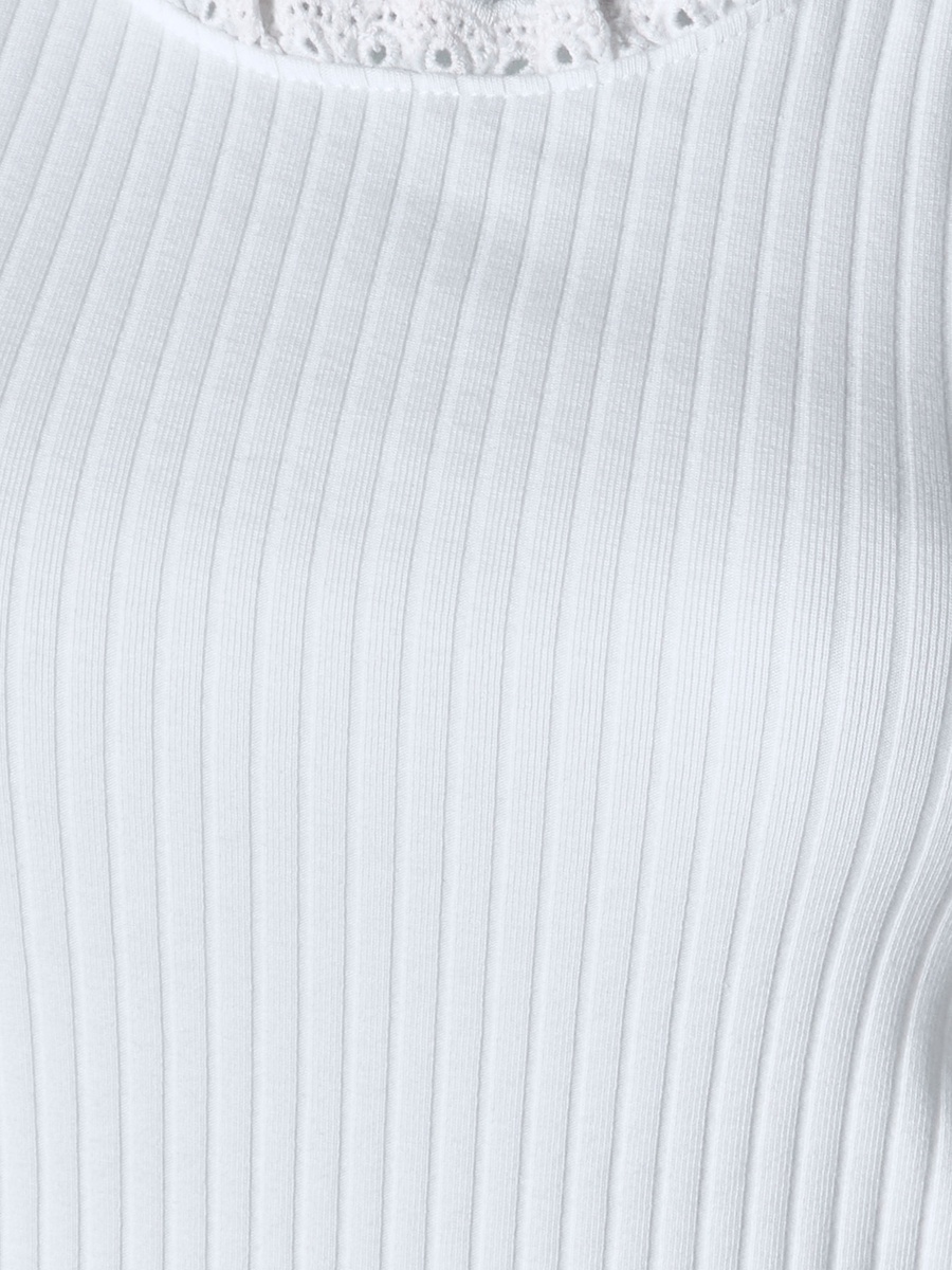 Tank Top with Ribbed Texture