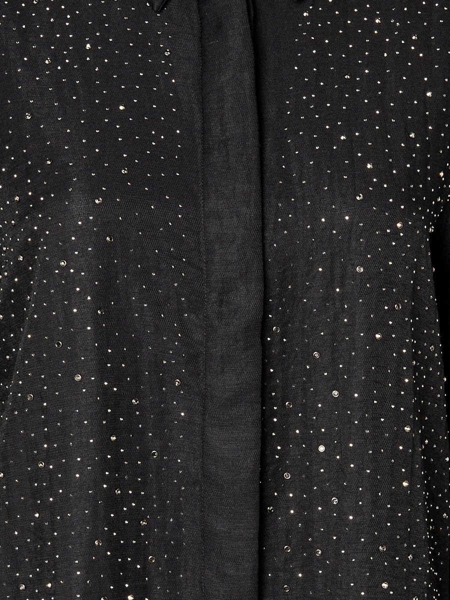 Relaxed Fit Shirt with Stud Embellishment