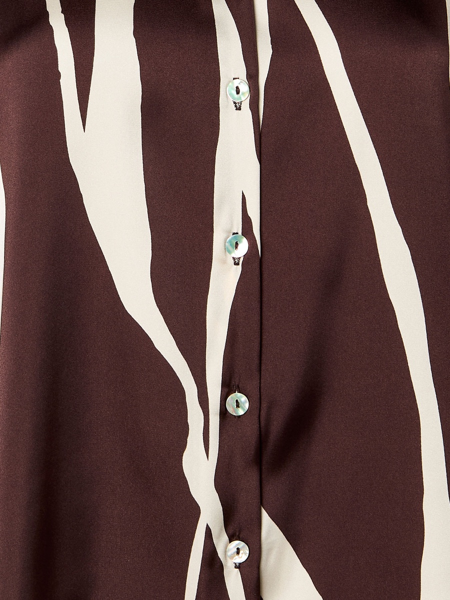 Satin Shirt with Long Sleeves