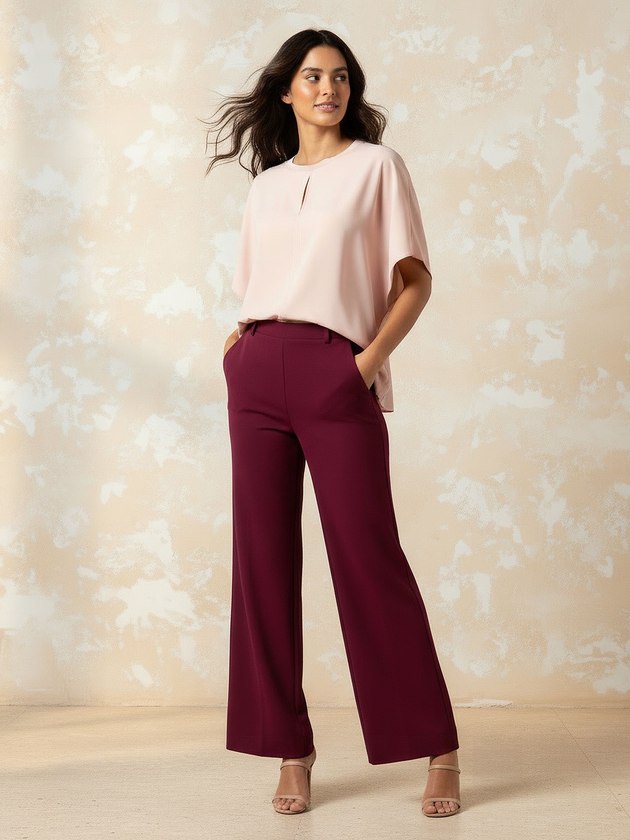 Kimono Sleeves Top with Cutout Detail