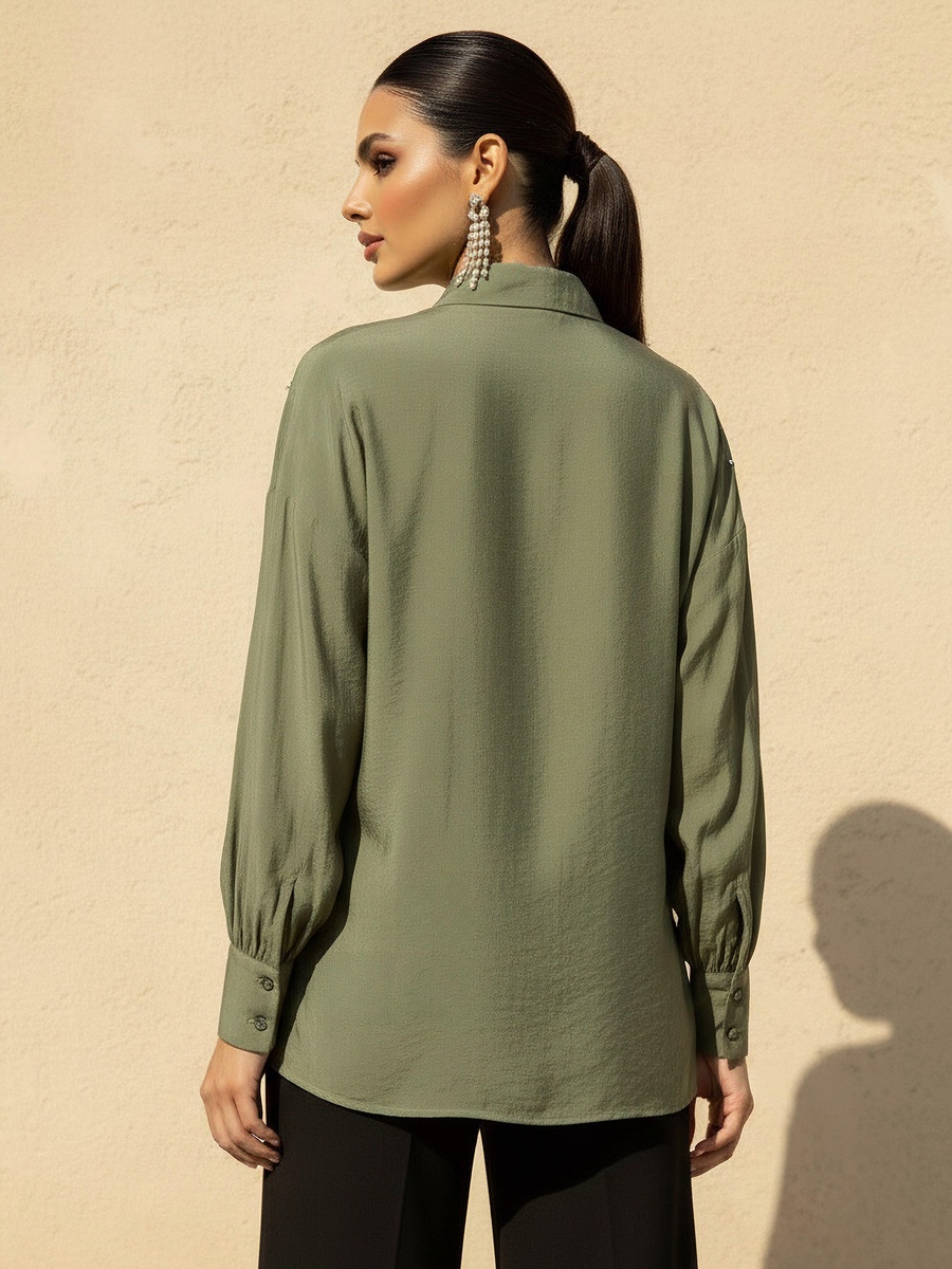 Shirt with Embellished Detail
