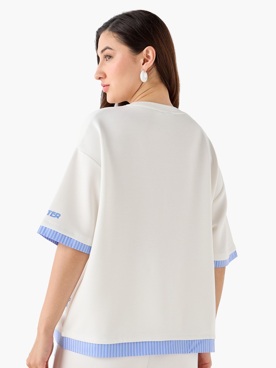 Starter Relaxed Fit T-Shirt with Logo Print