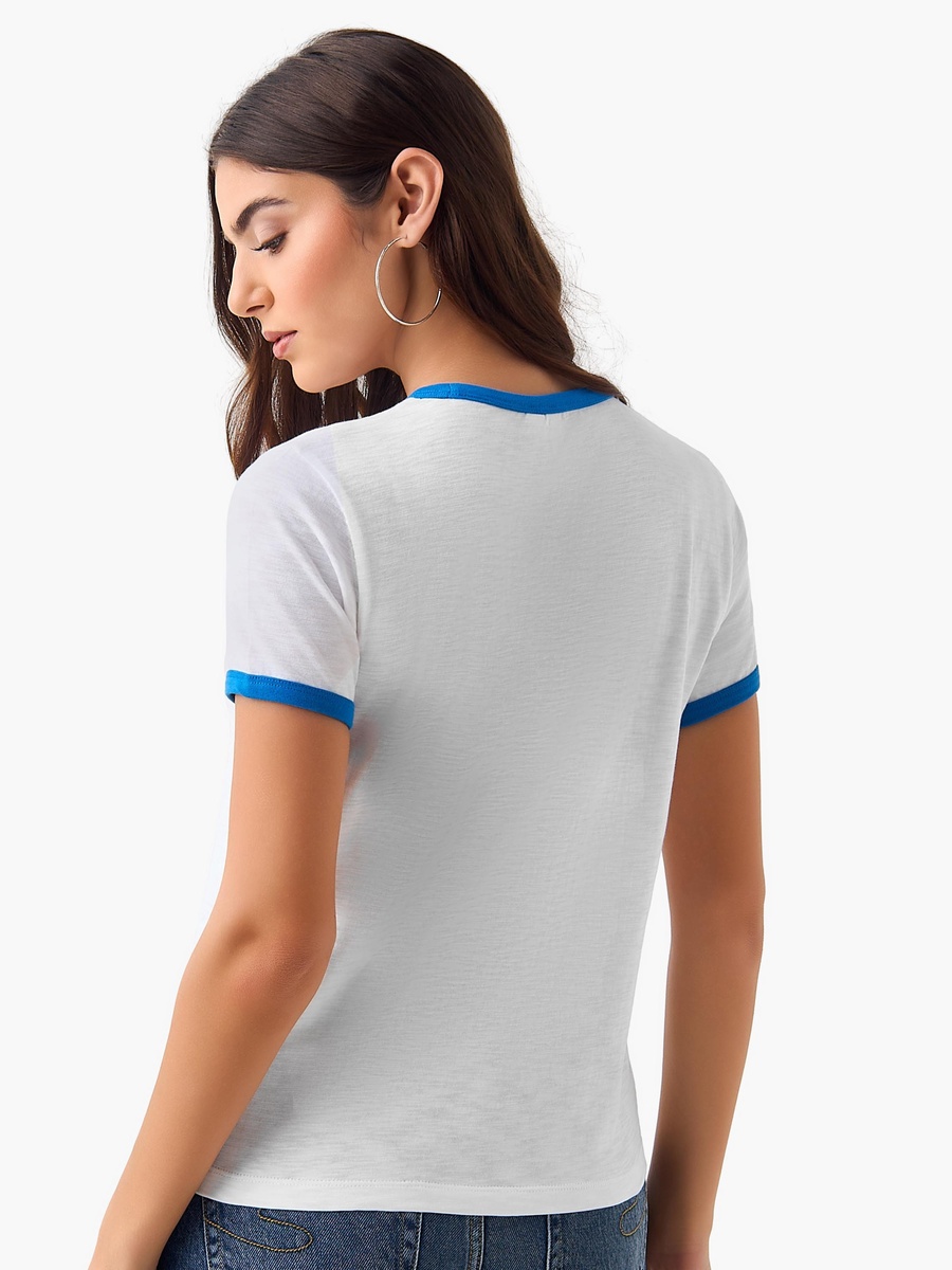 Cotton T-Shirt with Print