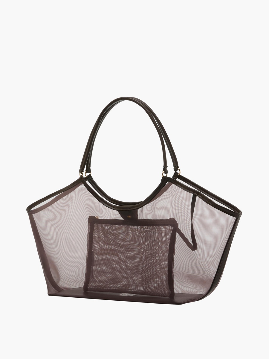 Mesh Tote Bag with Handles