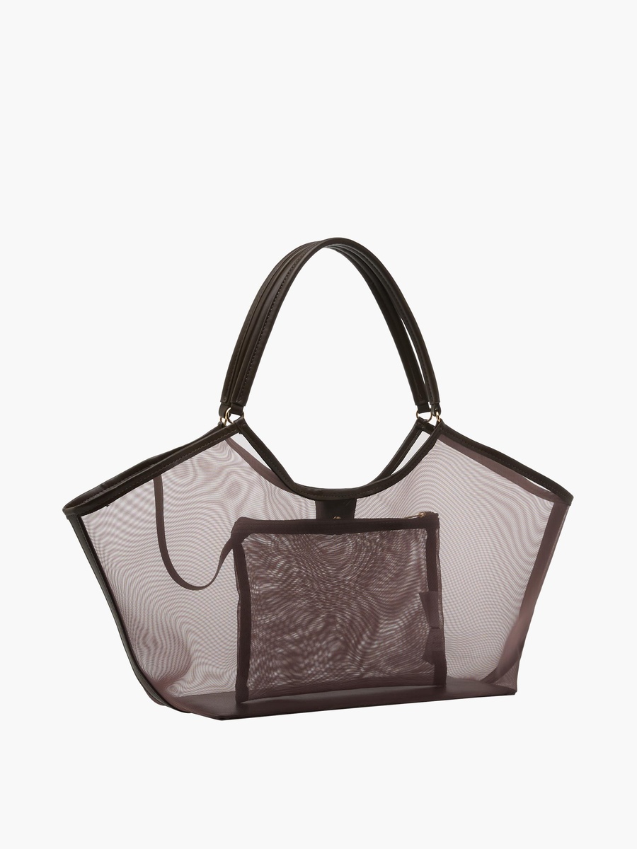 Mesh Tote Bag with Handles