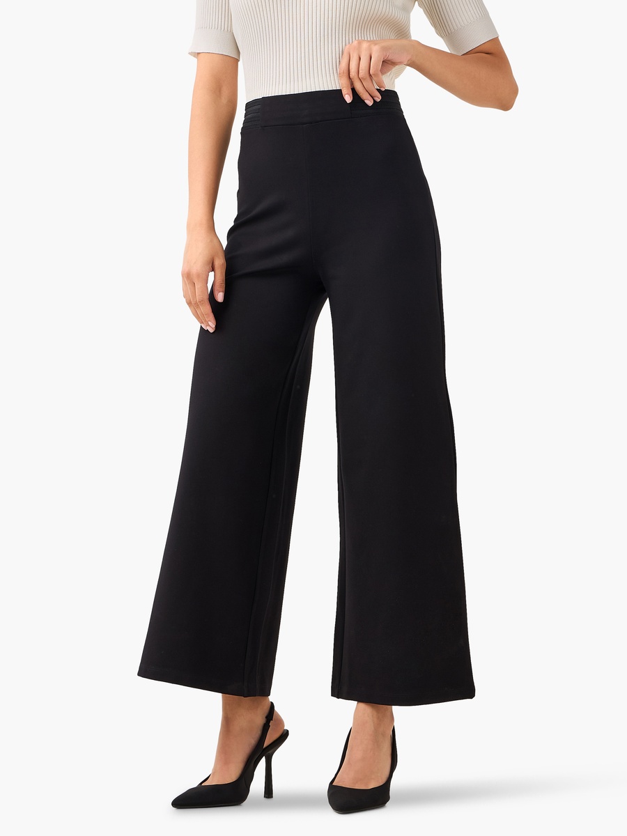 Elasticated Waist Wide Leg Pants
