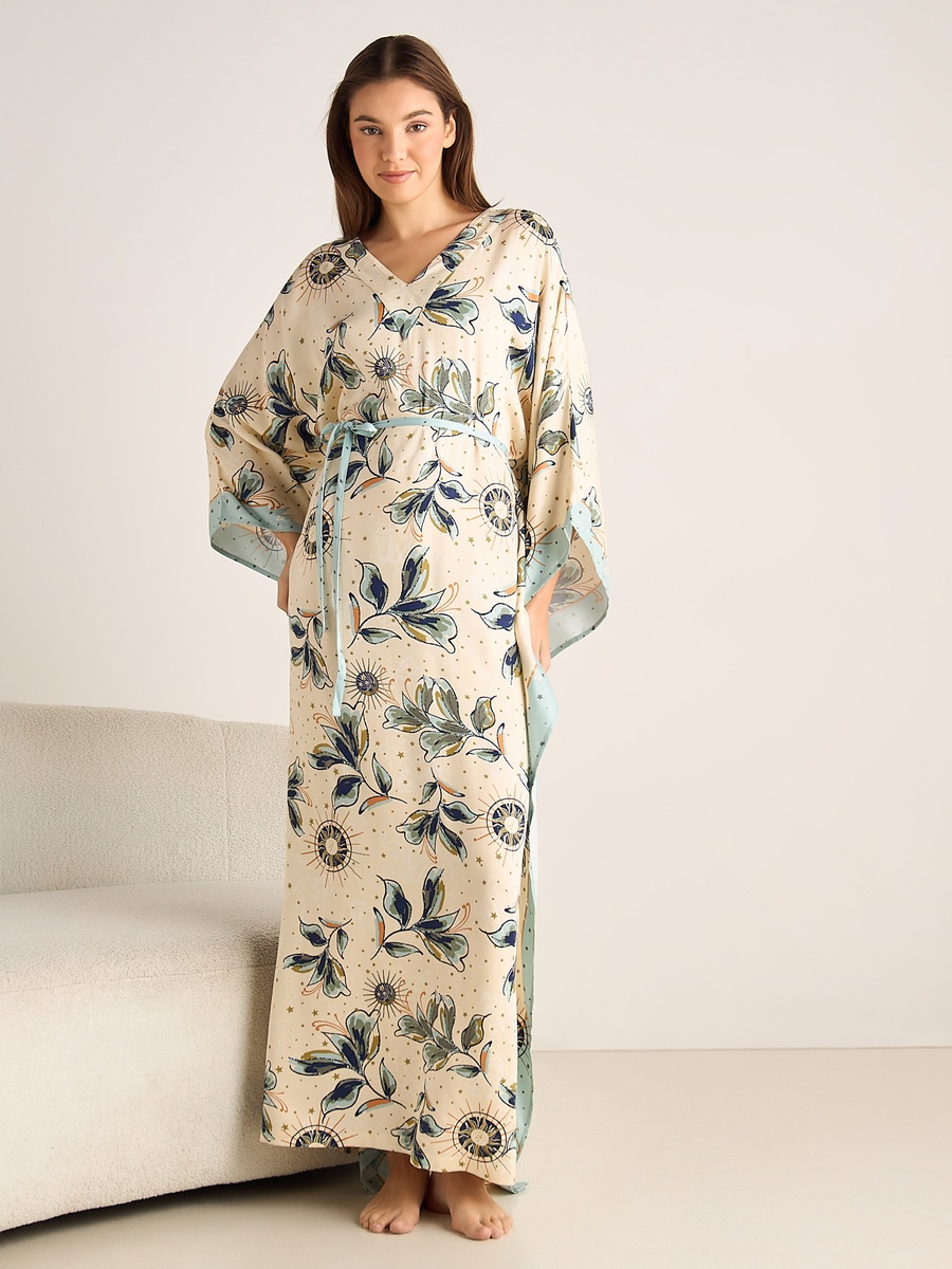 Printed Viscose Night Gown