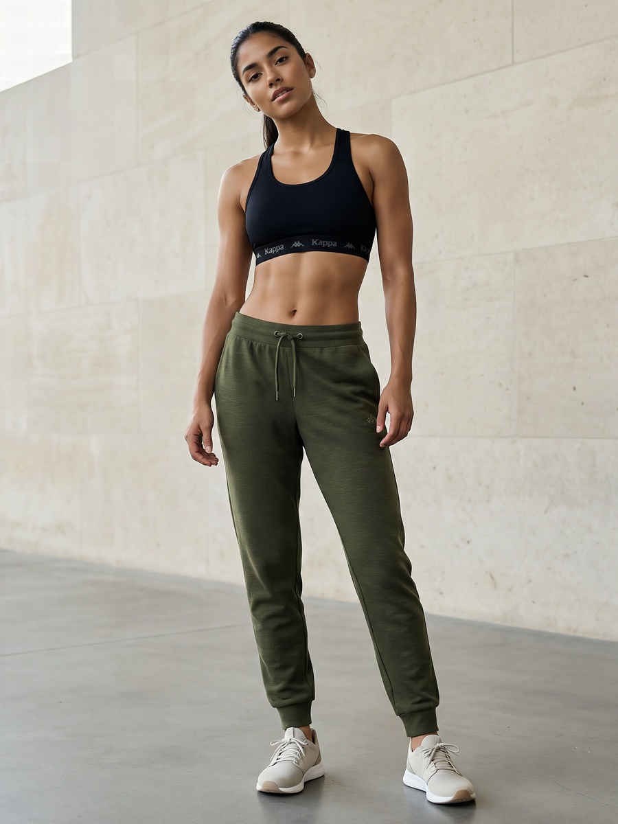 Women Drawstring Waist Joggers