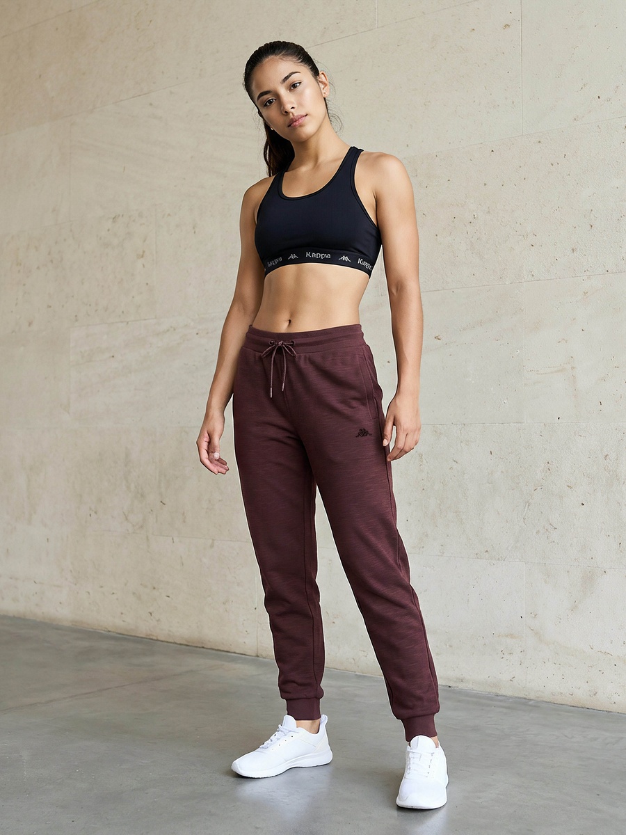 Women Drawstring Waist Joggers