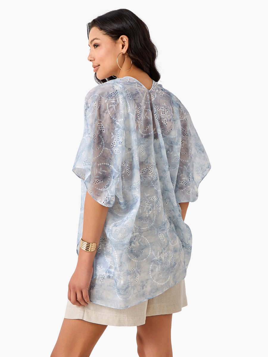 Women Floral Embroidered Cover-Up