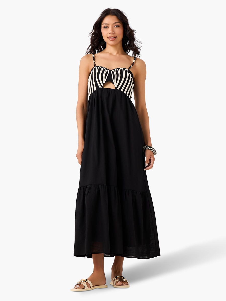 Women Cutout Detail Maxi Dress