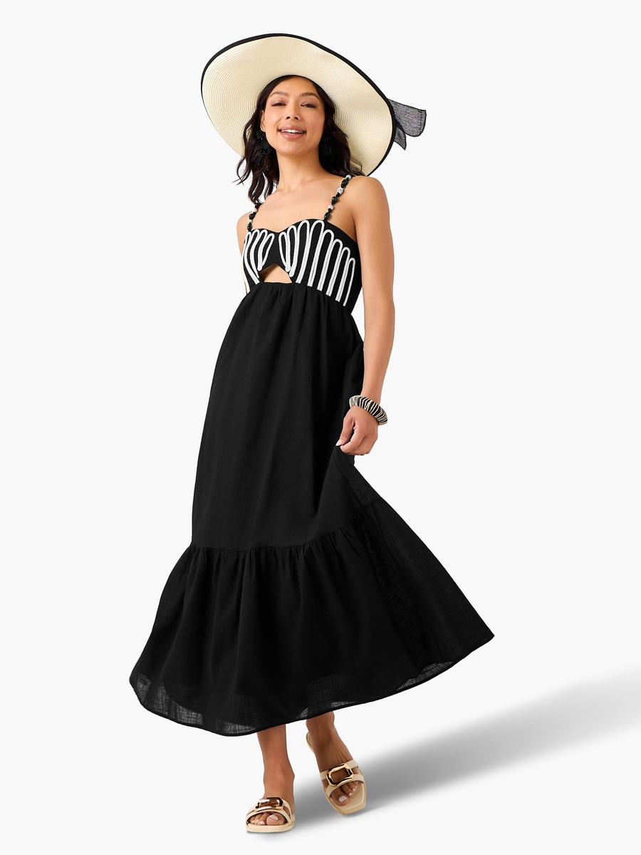 Women Cutout Detail Maxi Dress