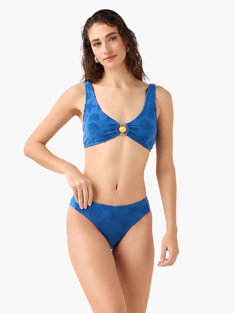 Women Textured Bikini Set