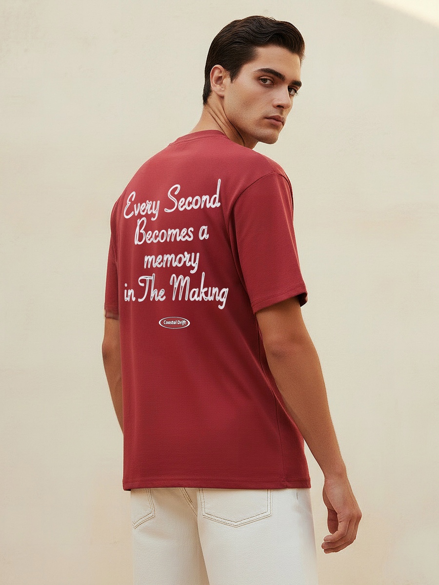 Men Regular Fit Crew Neck Short Sleeves Printed T-Shirt