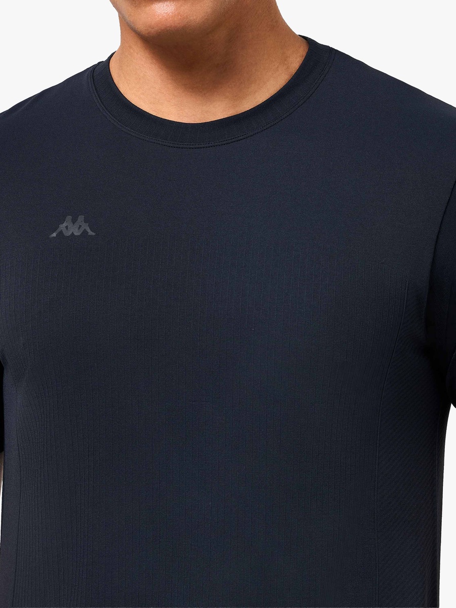 Men Seamless Soft Touch Ribbed T-Shirt