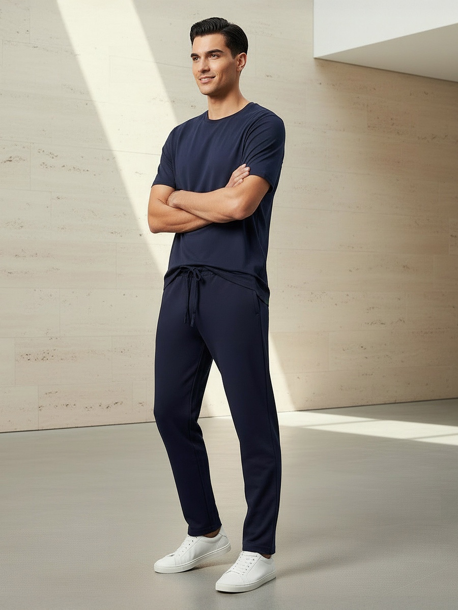 Men Plain Short Sleeve T-Shirt