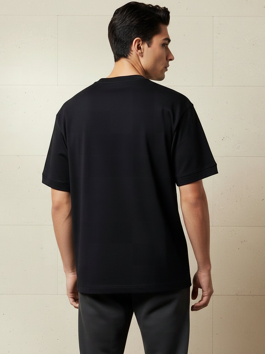Men Relaxed Fit Crew Neck Short Sleeves Nirvana Print T-Shirt