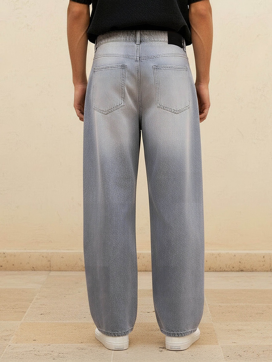 Men Baggy Fit Mid-Rise Jeans