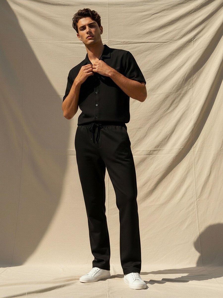 Men Regular Fit Trousers