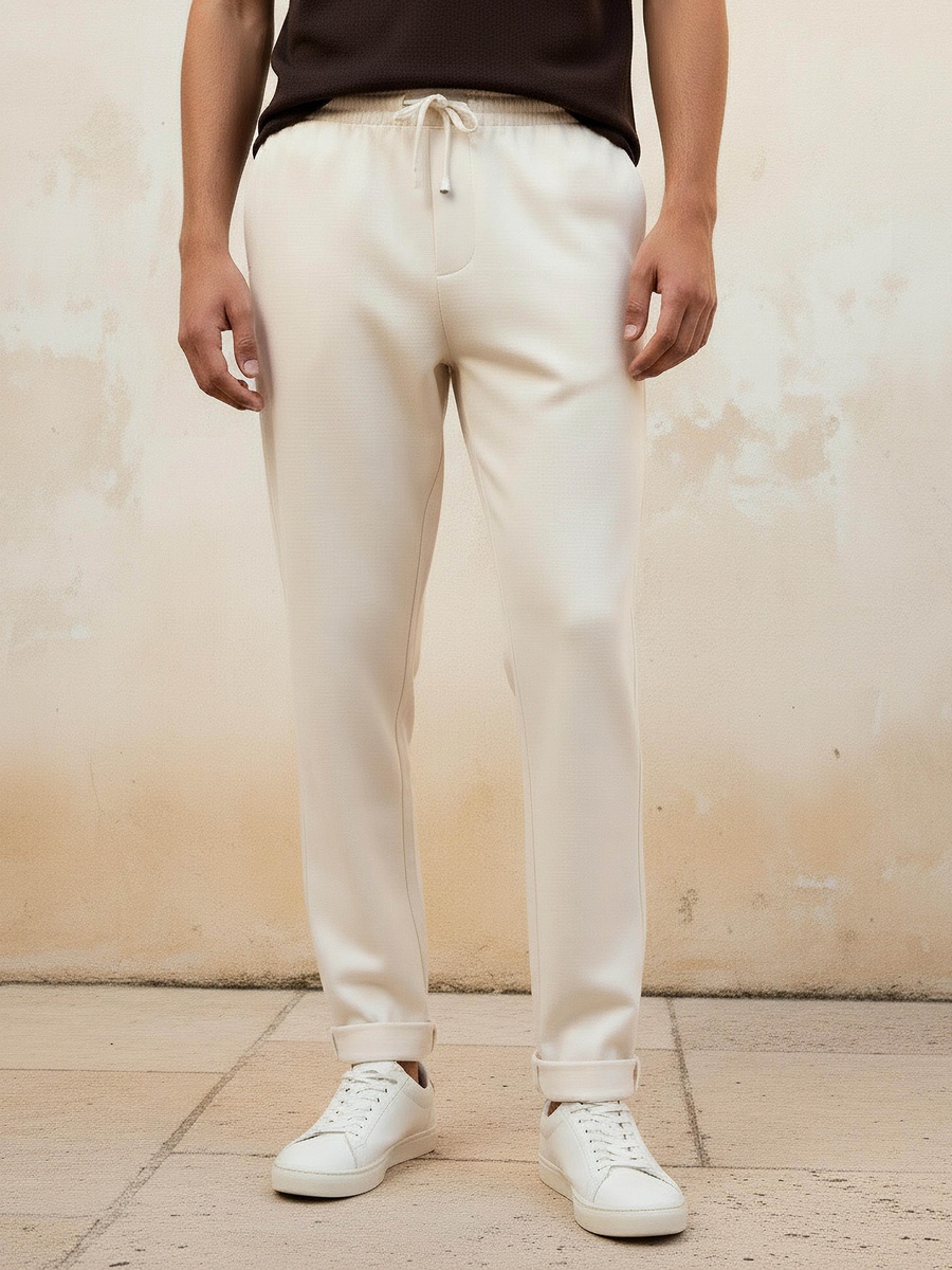 Men Regular Fit Trousers