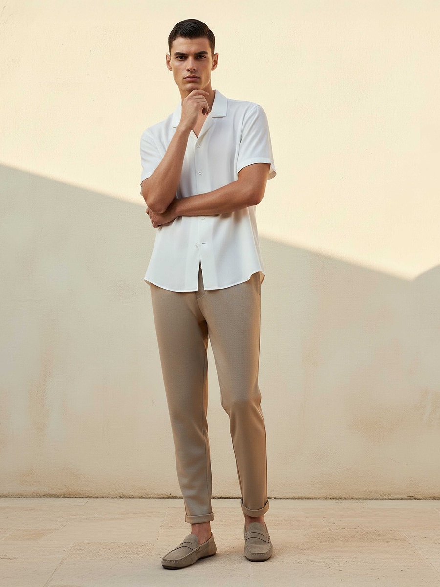 Men Regular Fit Trousers