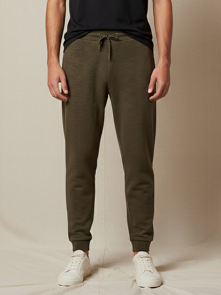 Men Joggers with Drawstring Waist