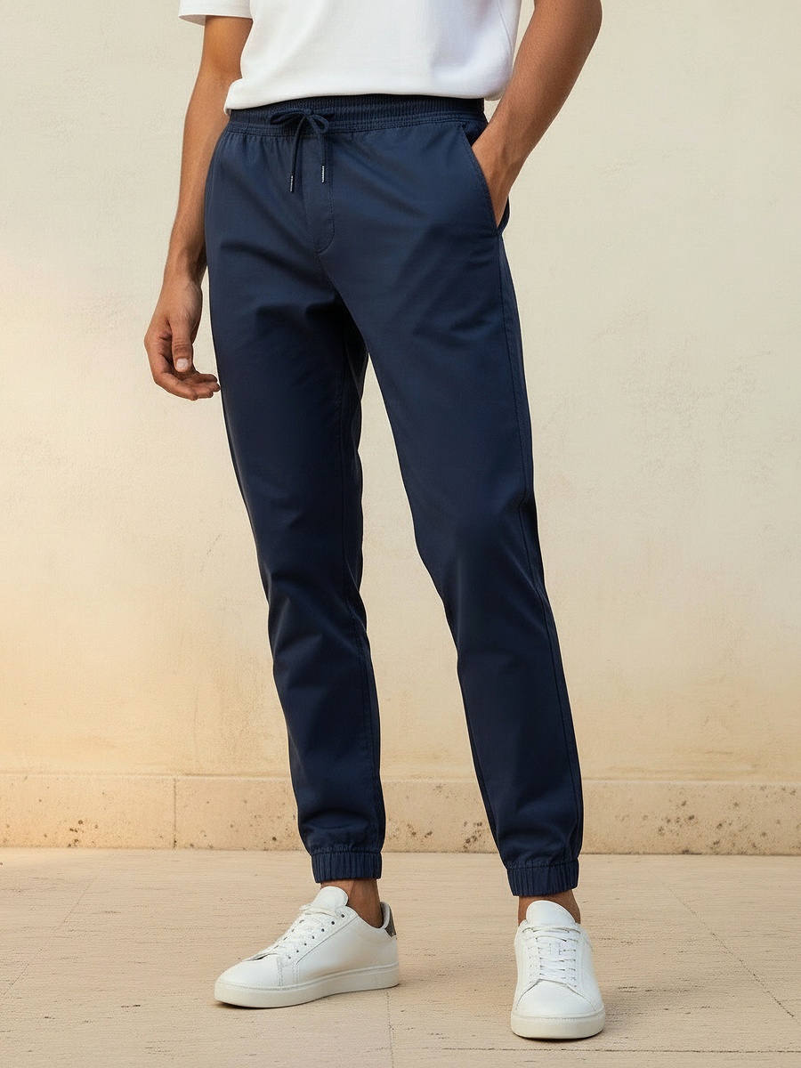 Men Slim Fit Cotton Joggers