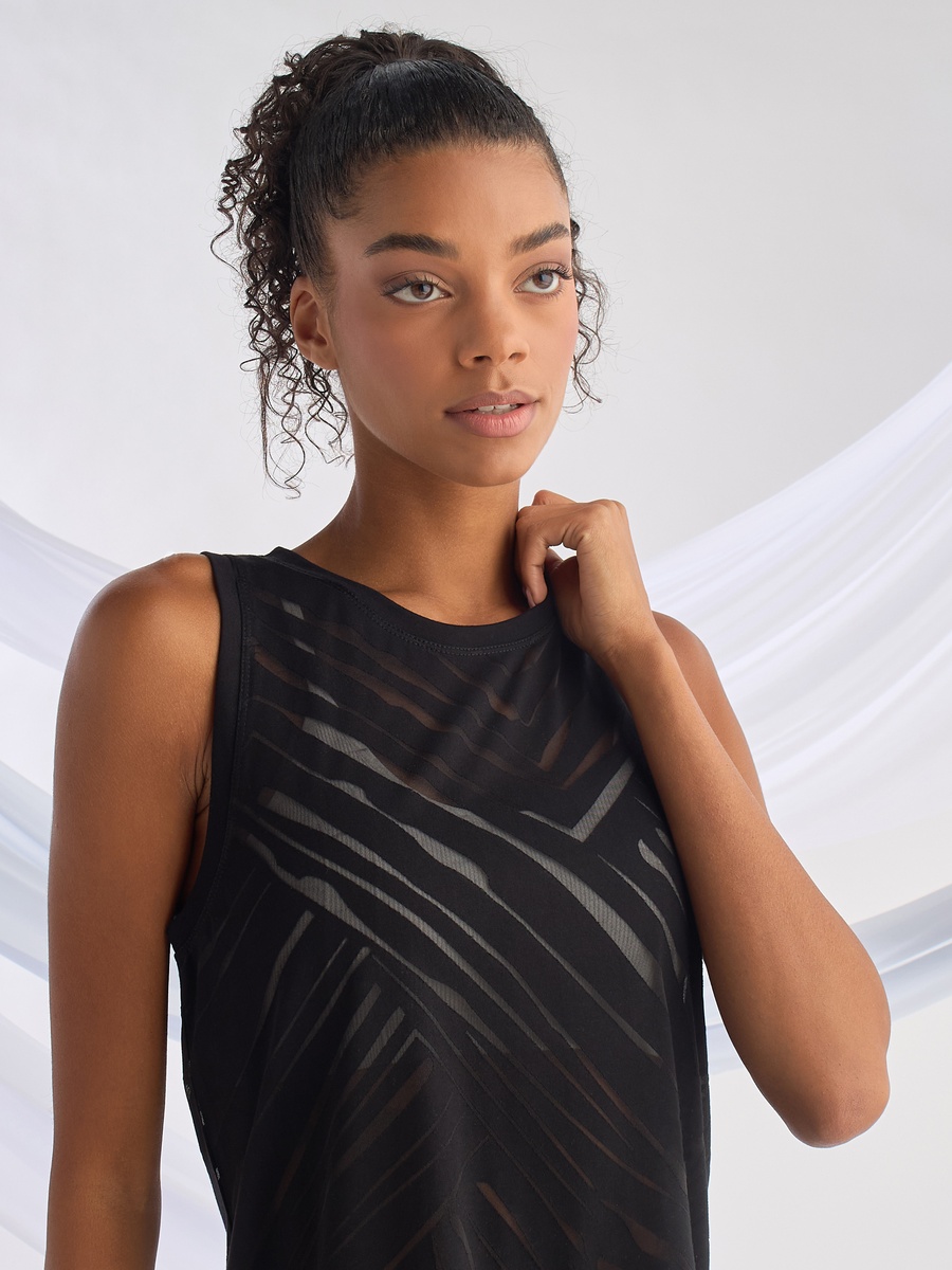 Burnout Textured Tank Top