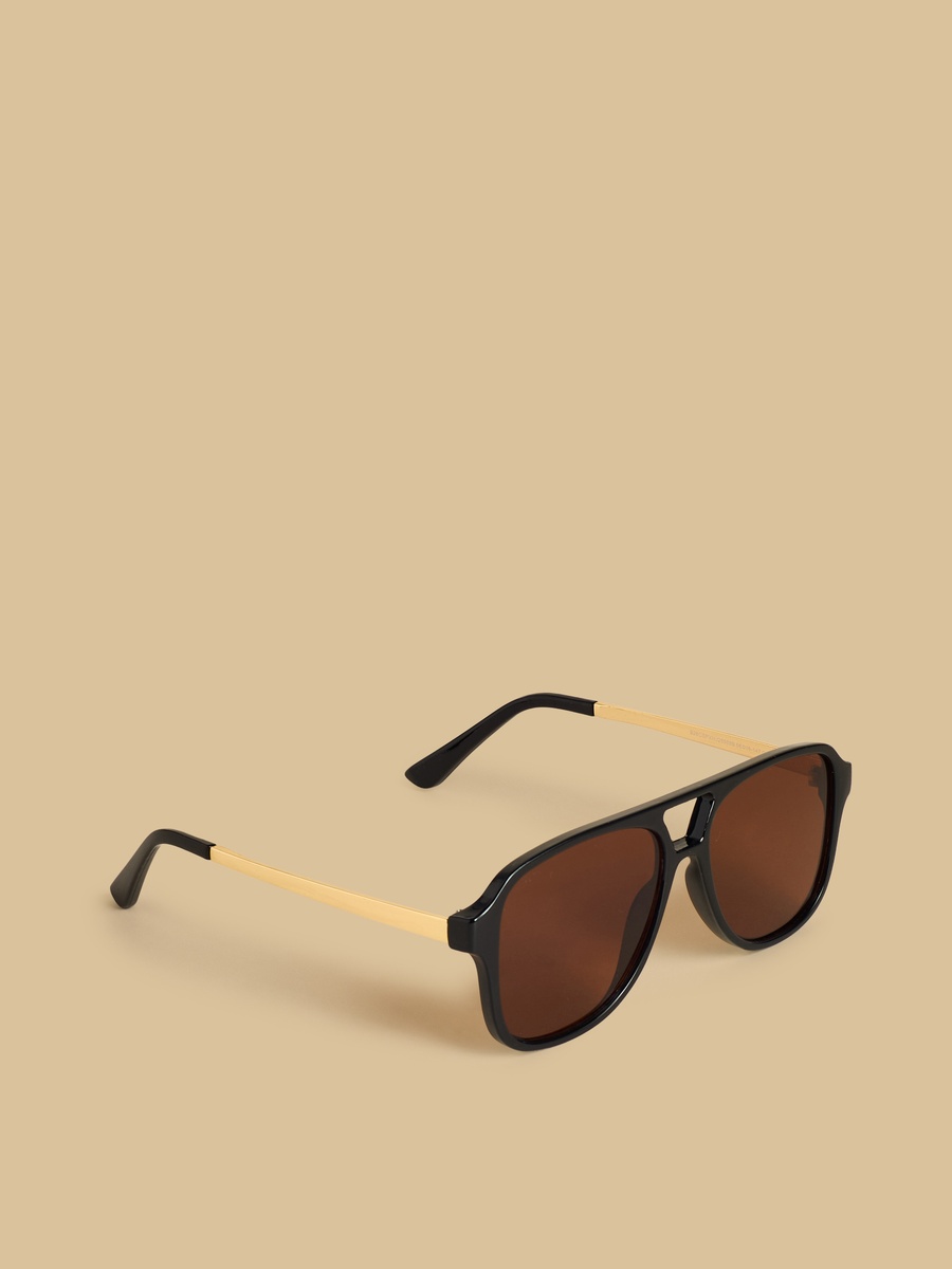 Two Tone Full Rim Sunglasses