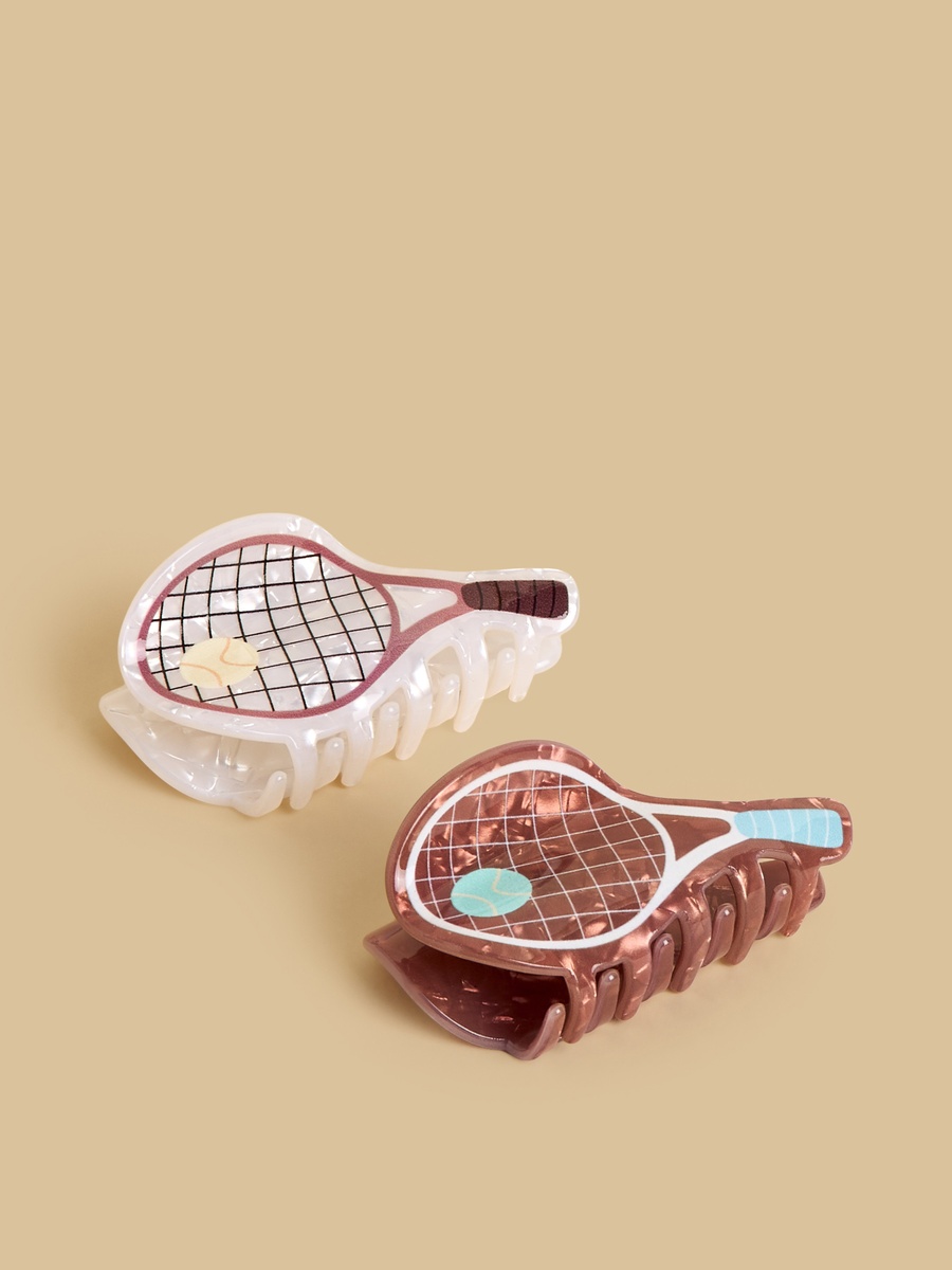 Pack of 2 - Tennis Racket Hair Clamp For Default Category at UAE | Styli