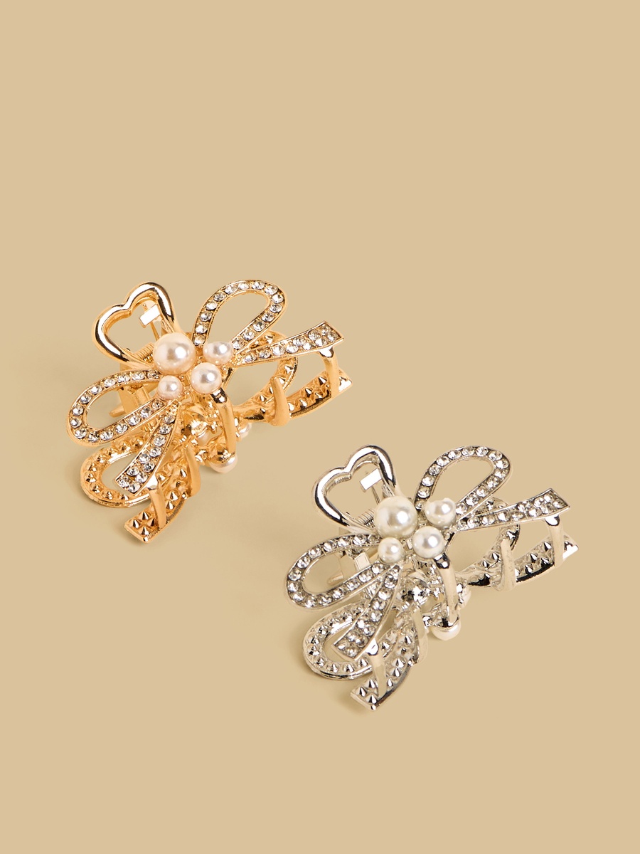 Pack of 2 - Embellished Hair Clamp