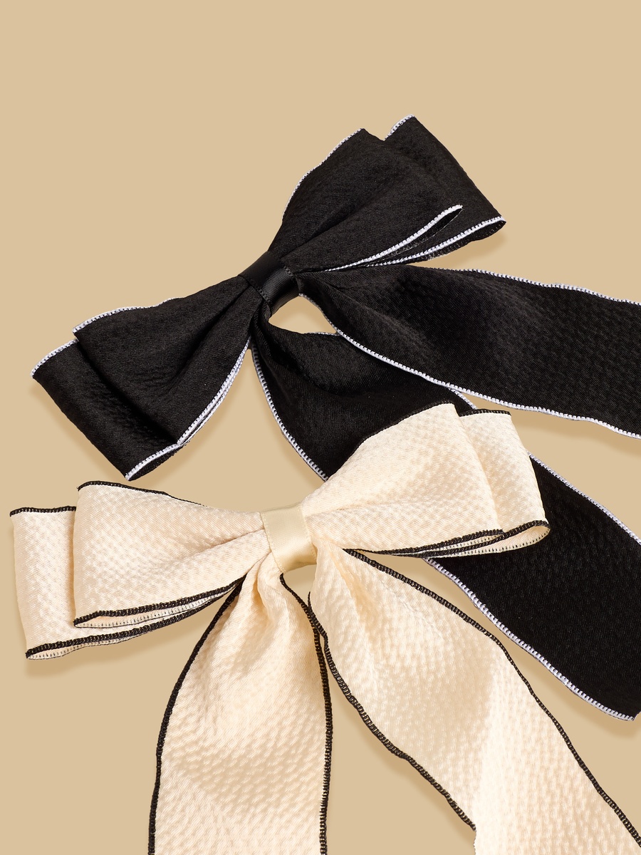 Pack of 2 - Bow Accent Hair Clip