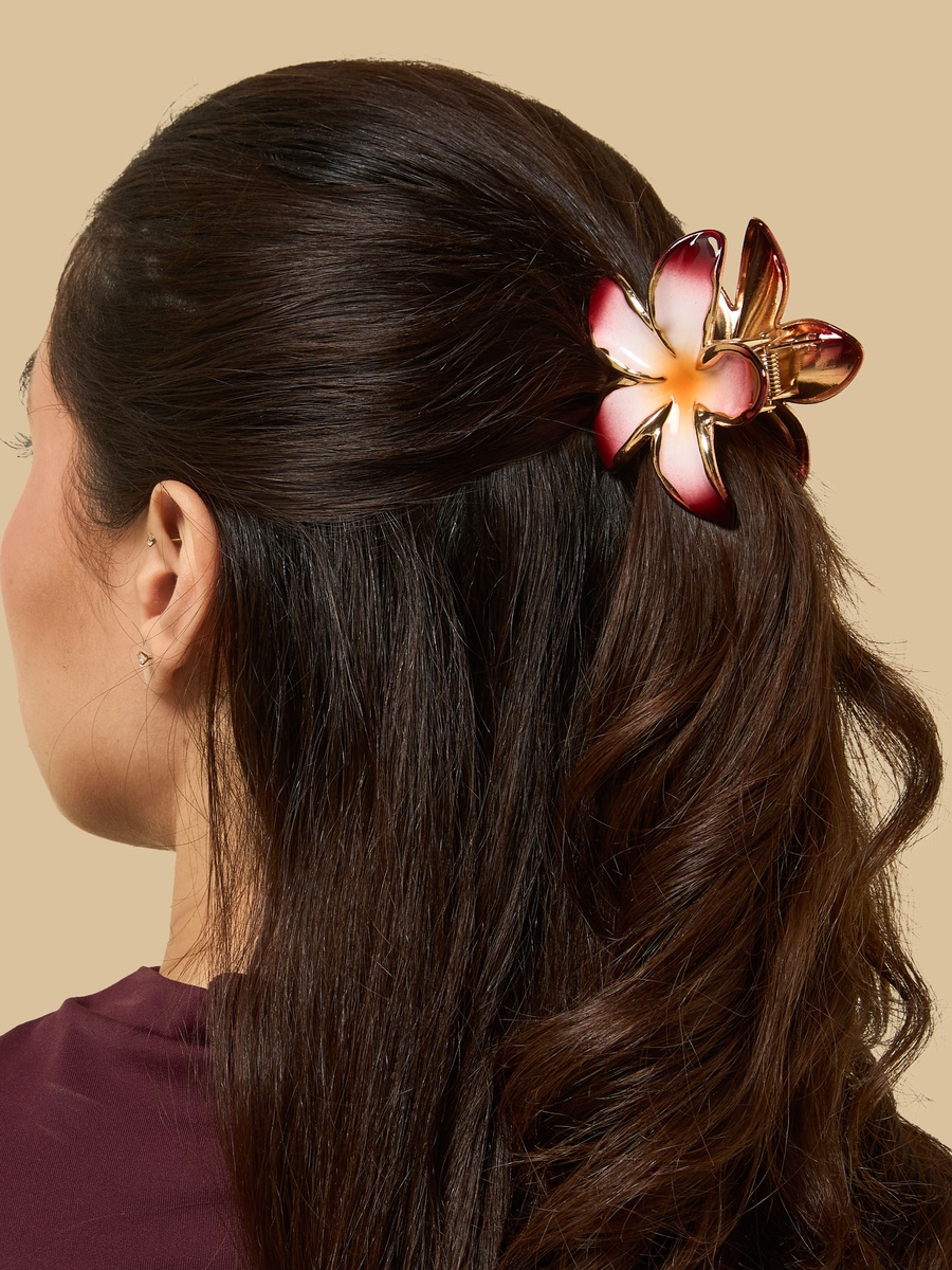 Pack of 3 - Floral Shaped Hair Clamp