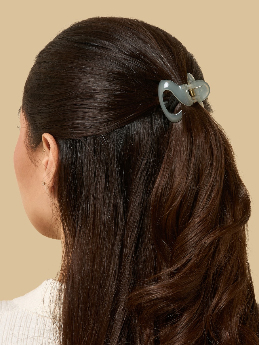 Pack of 6 - Cutout Detail Hair Clamp