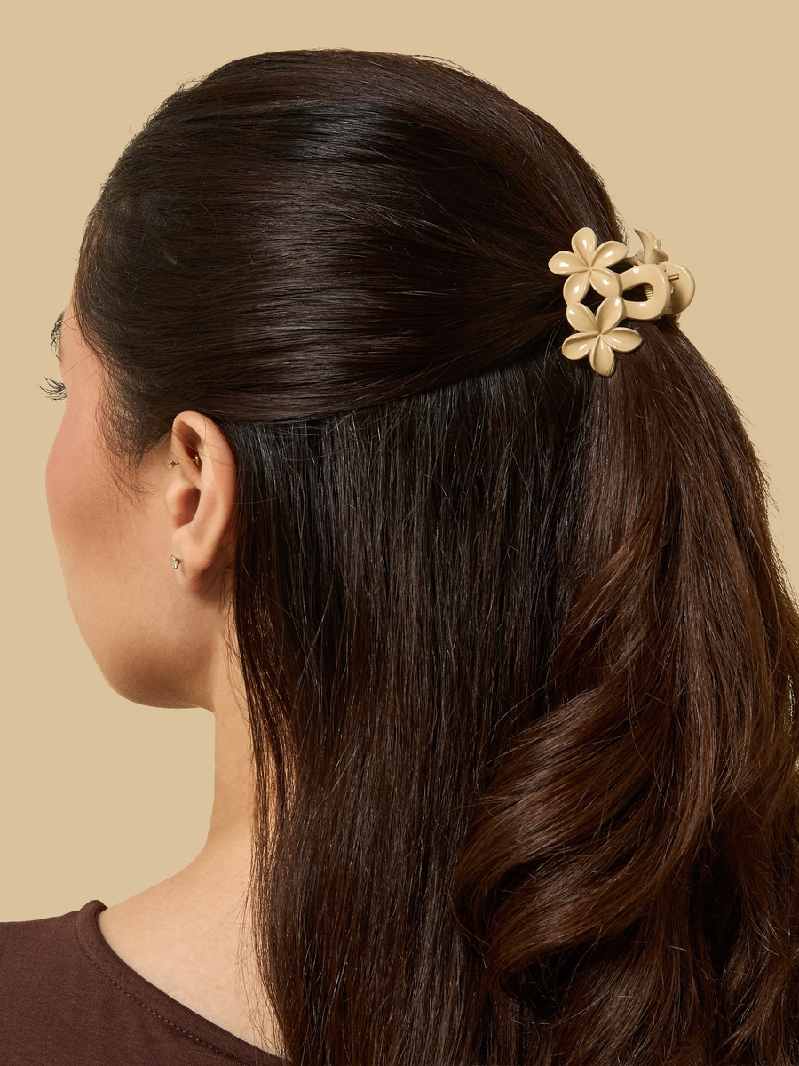 Pack of 6 - Floral Hair Clamp