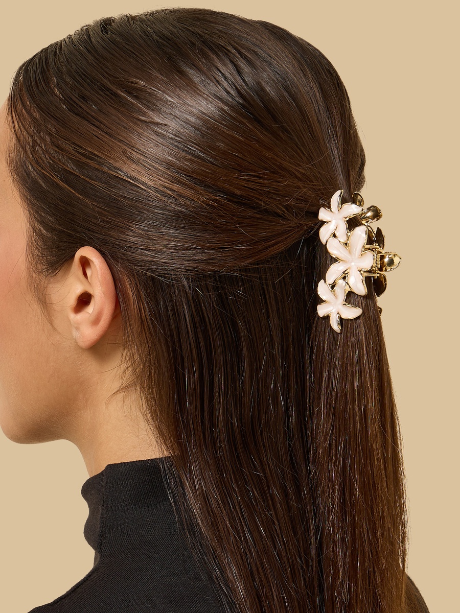 Pack of 3 - Floral Hair Clamp