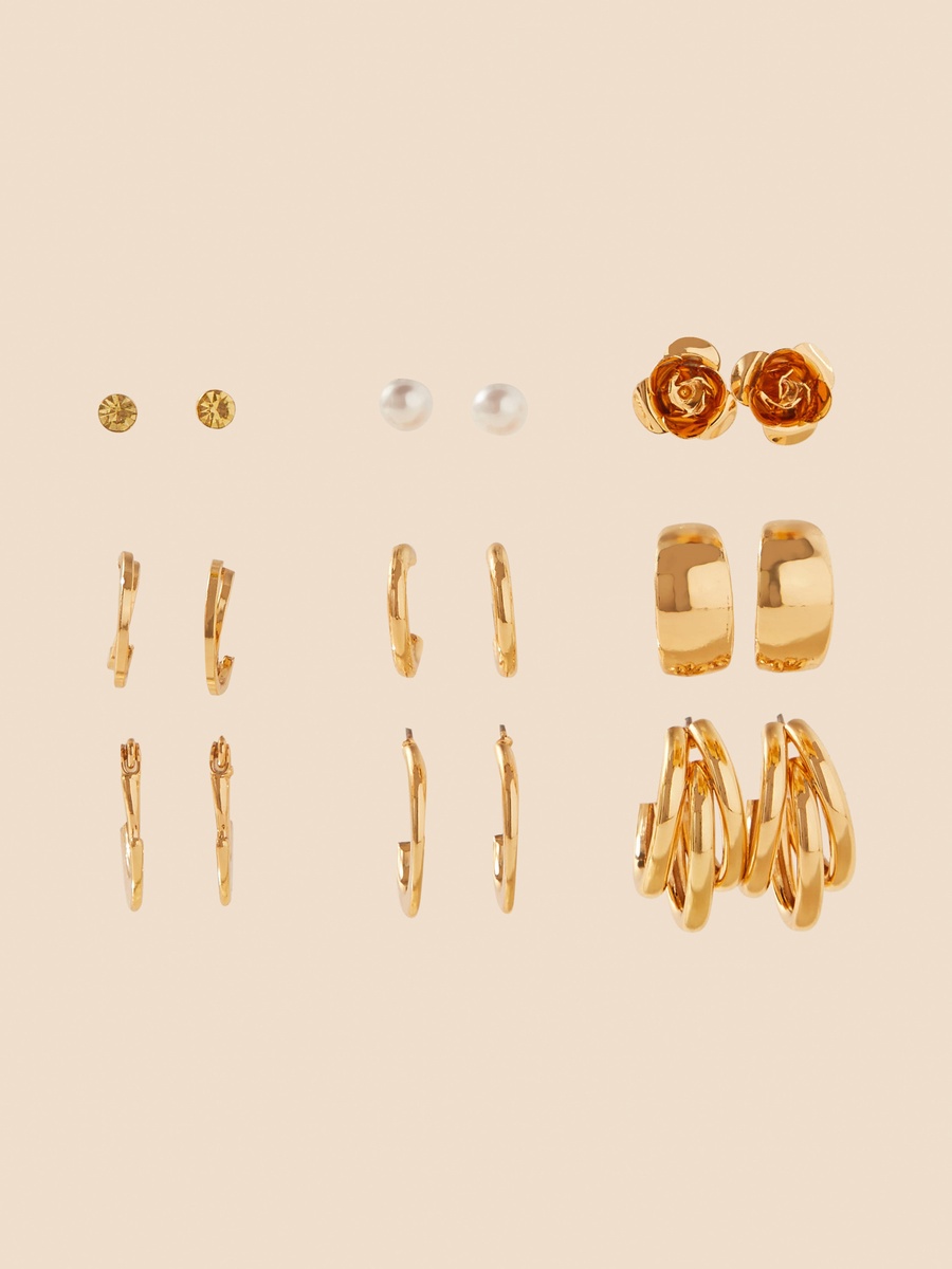 Pack of 9 - Assorted Earrings