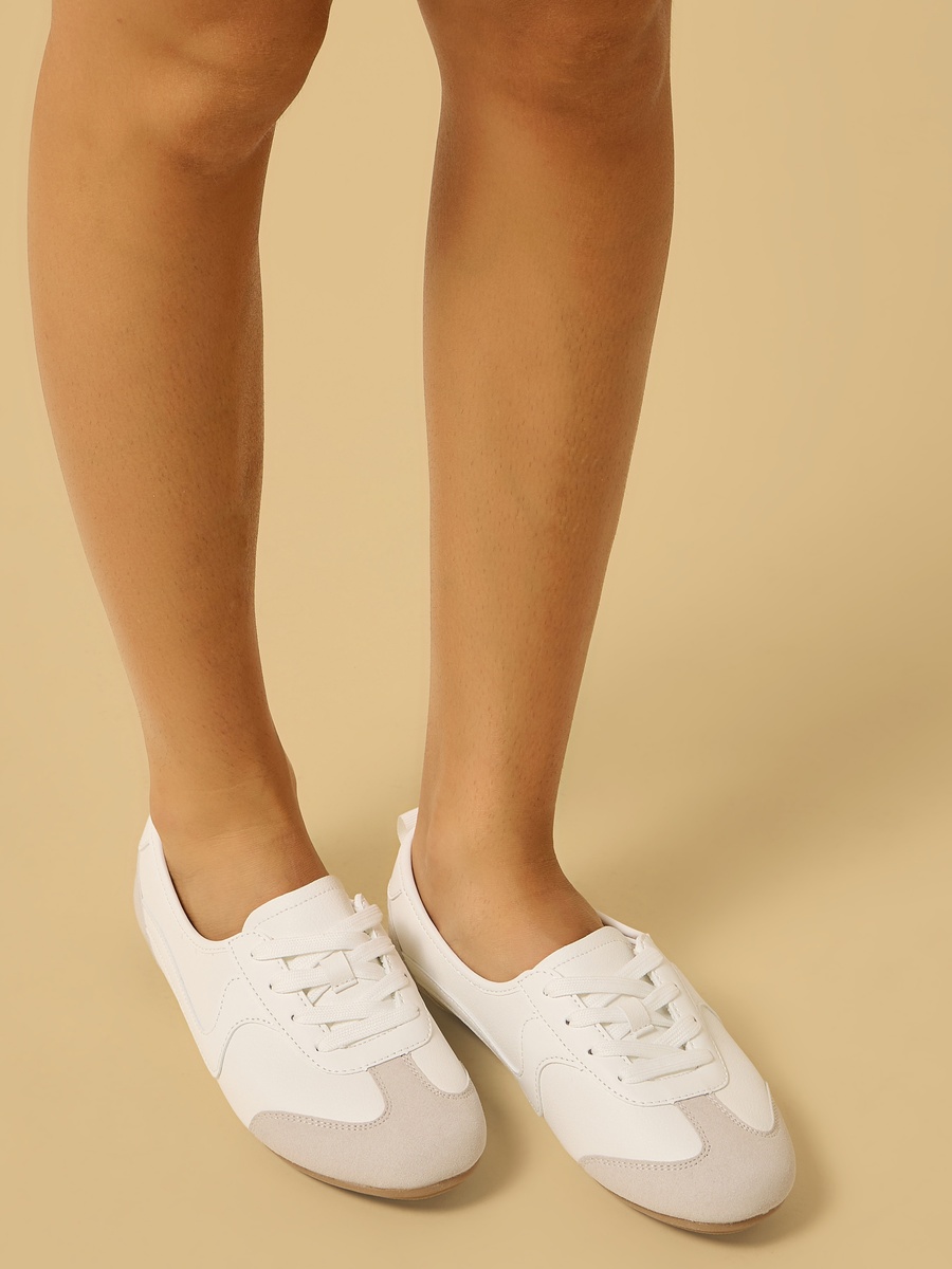 Denim Lace-Up Sneakers