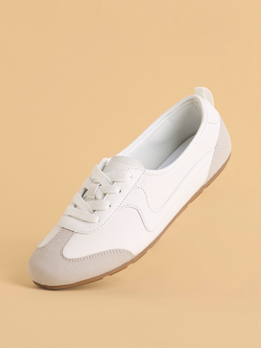 Denim Lace-Up Sneakers