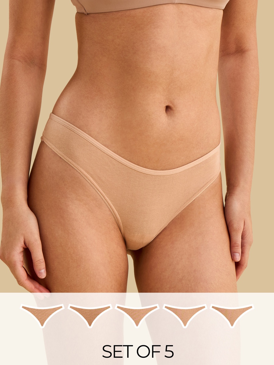 Pack of 5 - Plain Briefs