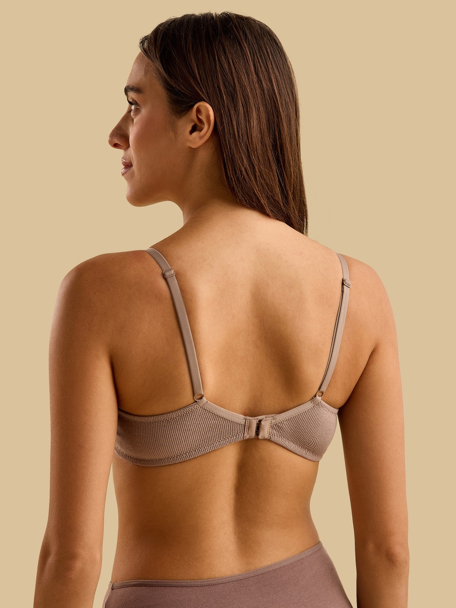 Pack of 2 - Ribbed Non-Padded Wired Bra