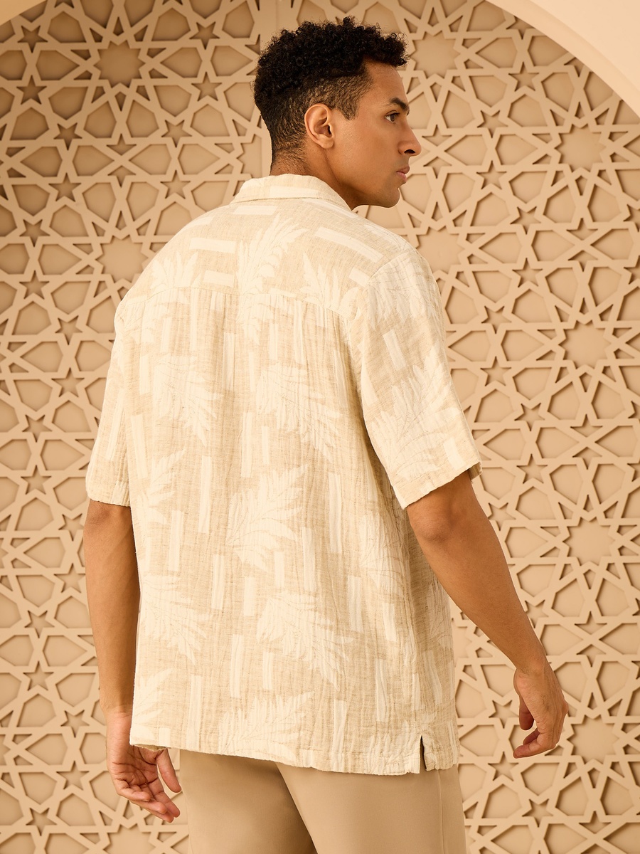 Jacquard Relaxed Fit Shirt