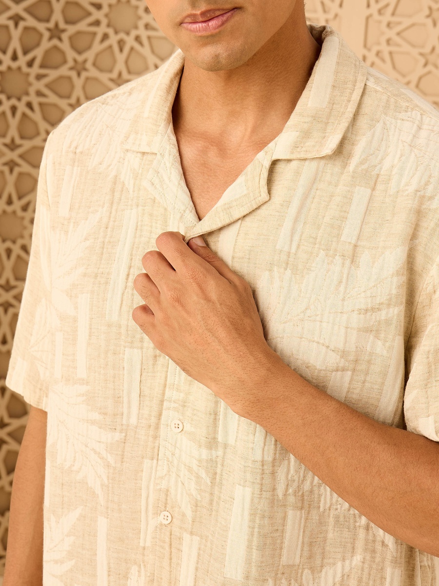 Jacquard Relaxed Fit Shirt