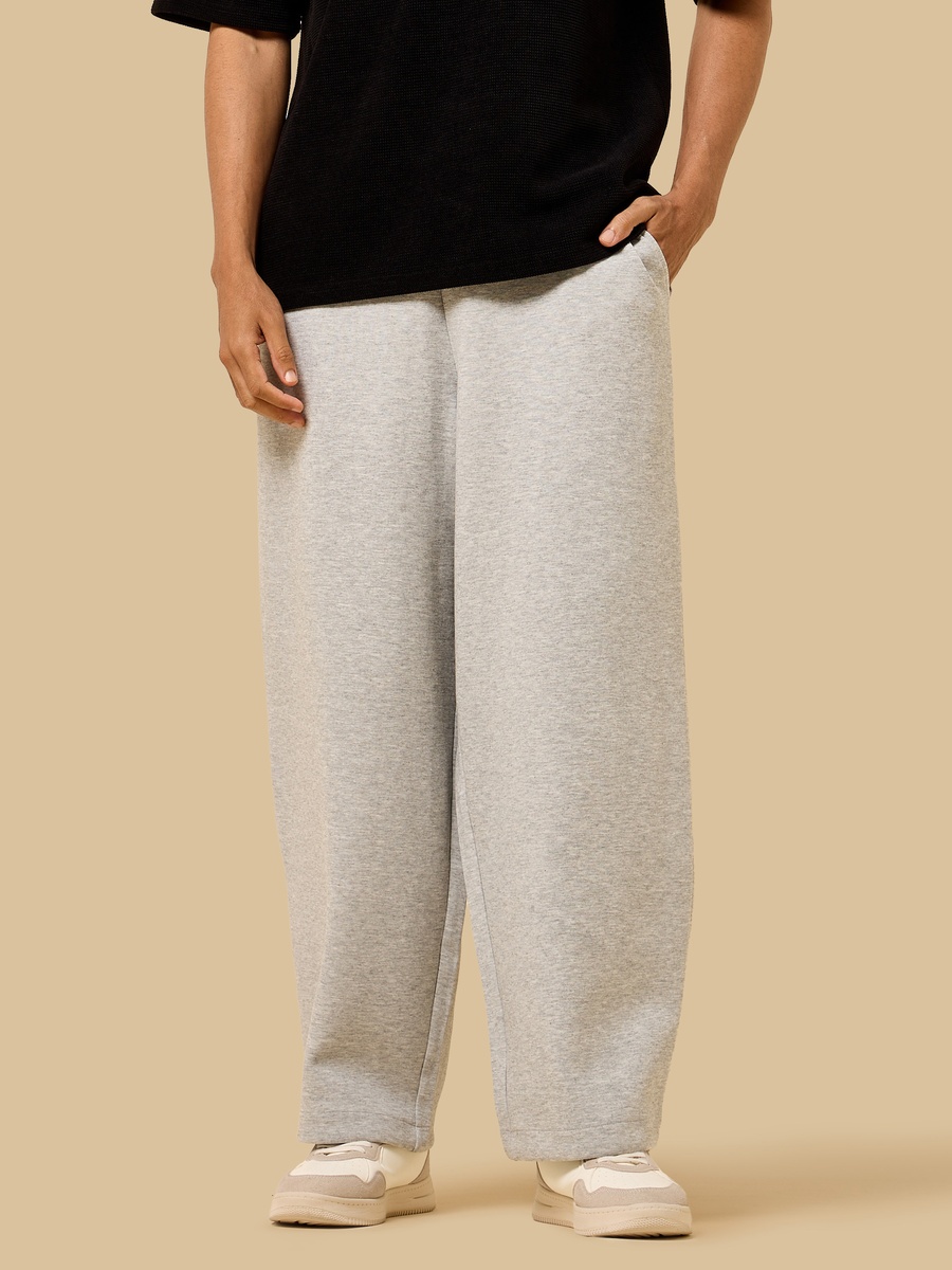 Oversized Interlock Joggers