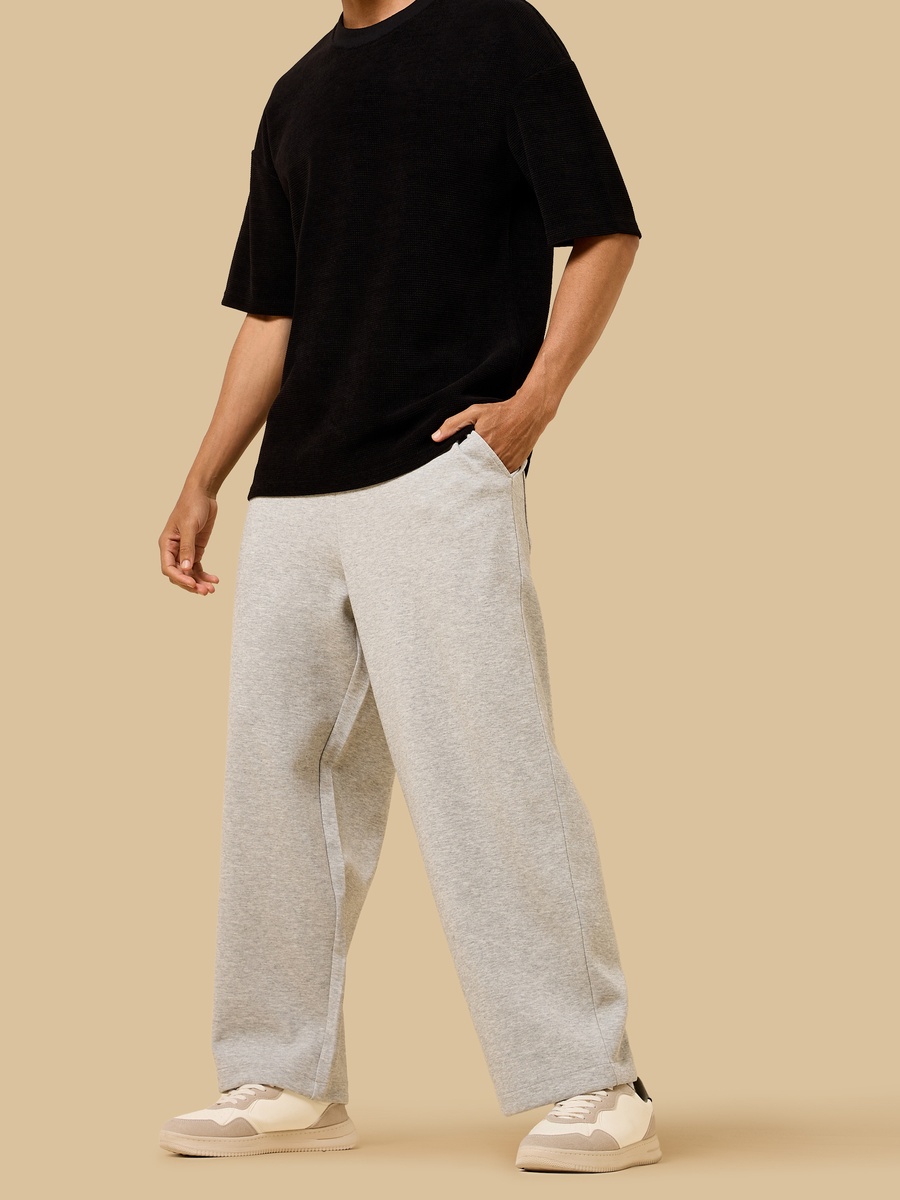 Oversized Interlock Joggers